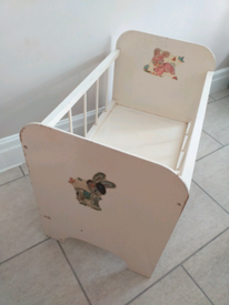 vintage dolls cot